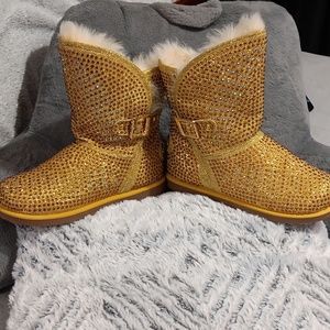 Sheikh Gold Boots new size 8.5.